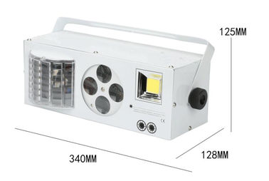 Linterna colorida AC100 - 240V 40W del estroboscópico del laser del efecto 4 in1