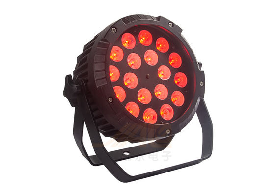 Luces planas impermeables de la poder del par de 18PCS LED para el partido de disco KTV